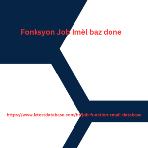 Fonksyon Job Imèl baz done
