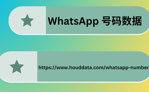 WhatsApp 号码数据