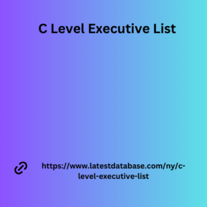 C Level Executive List