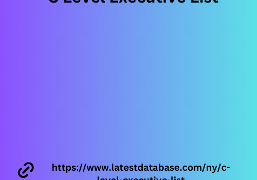 C Level Executive List