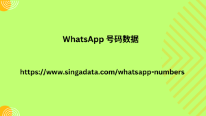 WhatsApp-号码数据