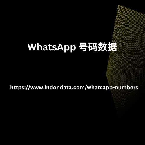 WhatsApp 号码数据