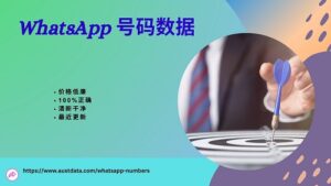 WhatsApp 号码数据