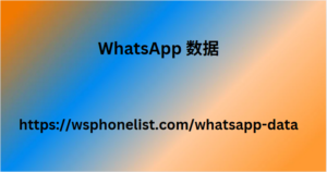 WhatsApp 数据